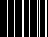1. A black rectangle with some oddly repeating vertical white lines.